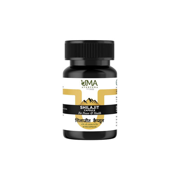 UMA AYURVEDA SHILAJIT CAPSULE - Pack of 2 (60 CAPS)