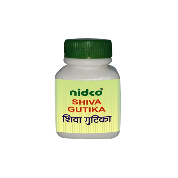 NIDCO SHIVA GUTIKA TABLET - PACK OF 3 (60 TABLETS EACH)