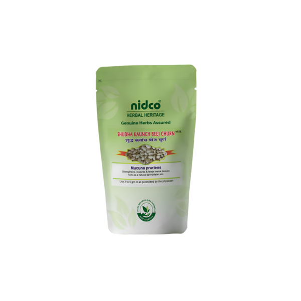 NIDCO SHUDHA KAUNCH BEEJ POWDER - pack of 8 (25GRAMS each)