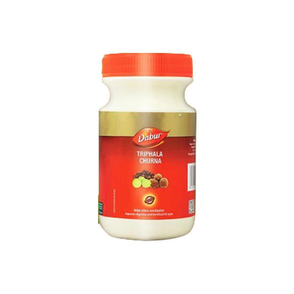 DABUR TRIPHALA CHURNA - PACK OF 6 (120 GM EACH)
