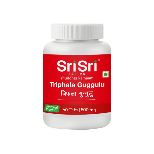 SRI SRI TATTVA TRIPHLA GUGGULU - PACK OF 3 (60 TABS EACH)