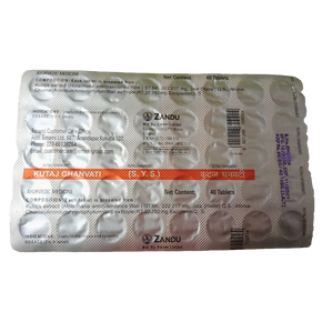 ZANDU KUTAJ GHANVATI (40 TABLETS)