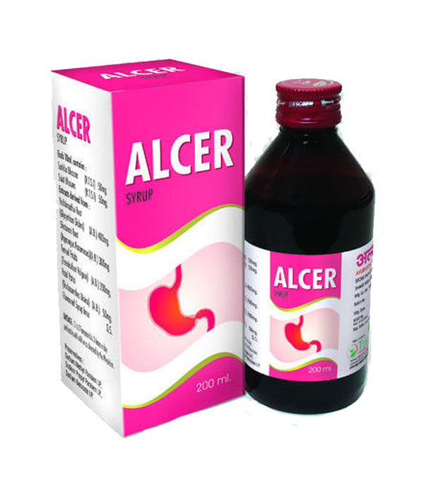 Alcer Syrup (200 ml)-Pack of 5