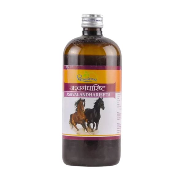 DHOOTAPAPESHWAR ASHVAGANDHARISHTA SYRUP - PACK OF 3 (450ML EACH)