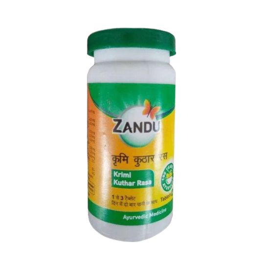 Zandu Krimi Kuthar Rasa Tablets( Pack of 3)