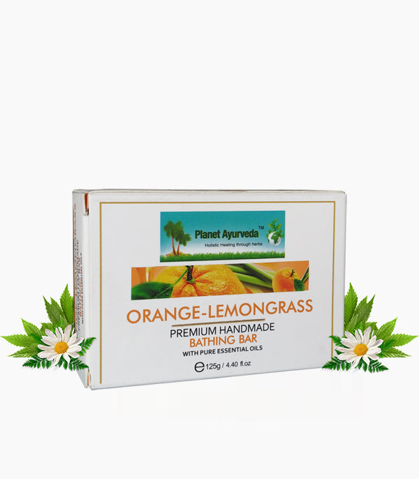 ORANGE-LEMON GRASS PREMIUM HANDMADE BATHING BAR