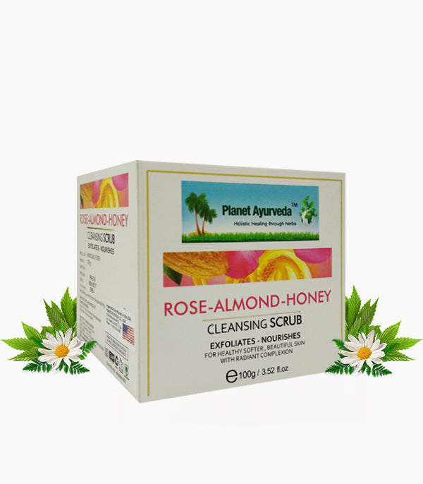 ROSE-ALMOND-HONEY CLEANSING SCRUB