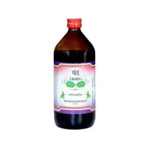 ZANDU SARIBADYARISHTA SYRUP (450 ML) - Pack of 2