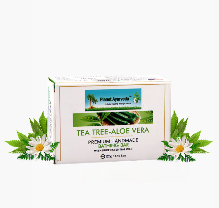 TEA TREE-ALOE VERA PREMIUM HANDMADE BATHING BAR