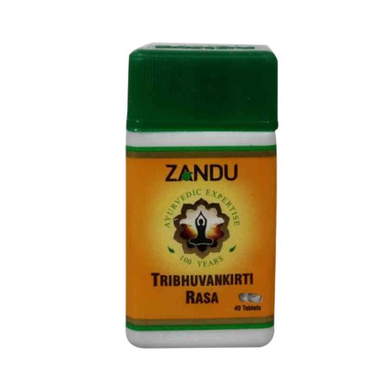 TRIBHUVANKIRTI RASA (40 TABLETS)
