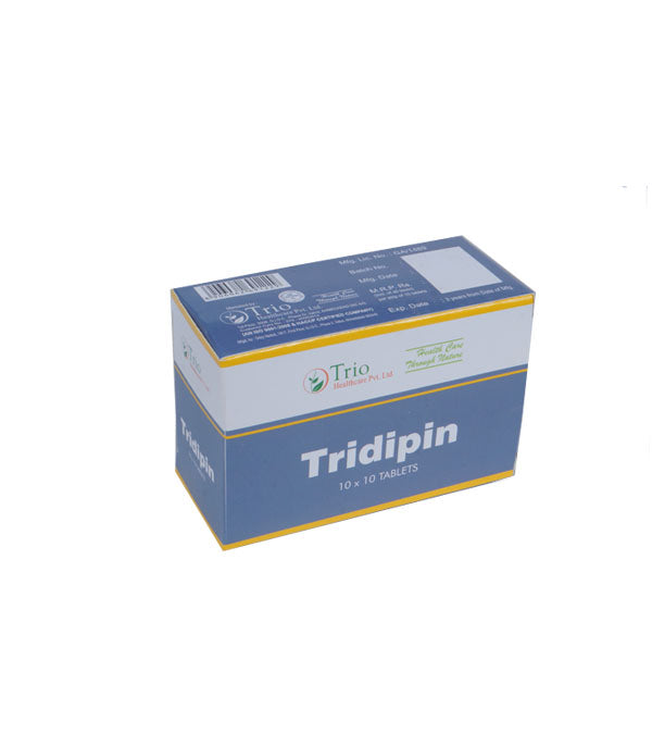 Tridipin Tablets (10 Strip 100 Tablets)