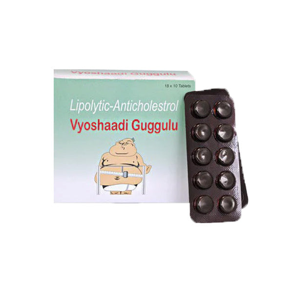 VYOSHAADI GUGGULU - Pack of 5 (1 STRIP 10 TABLETS each)