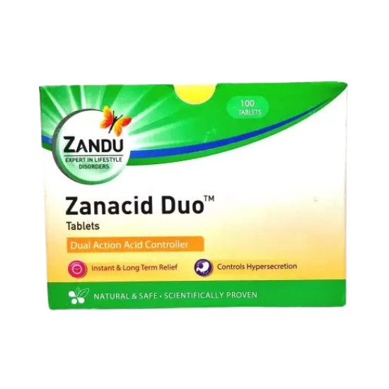 Zanacid Duo Tablets -Pack of 5 (10 Tabs Each)