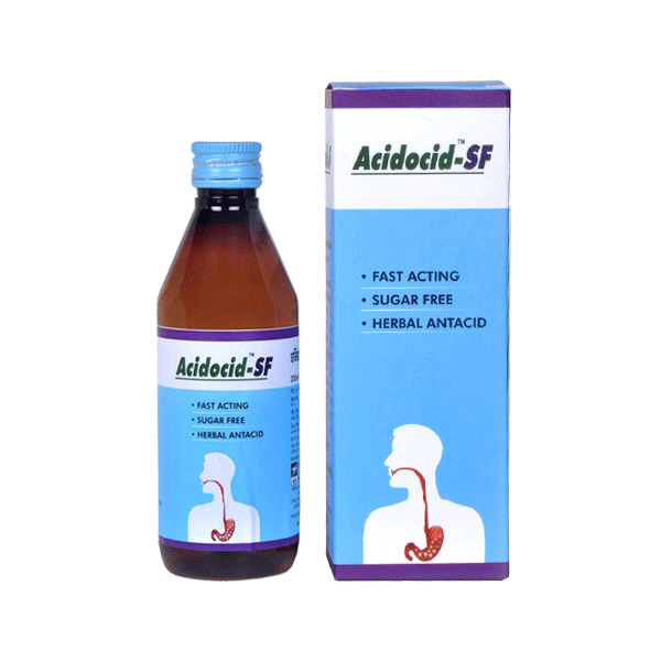 ACIDOCID-SF SYRUP - Pack of 3 (200 ML each)