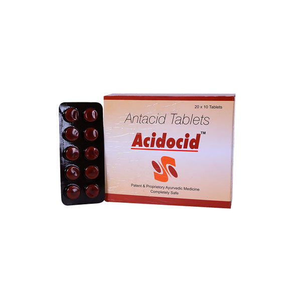 ACIDOCID TABLET - Pack of 4 (1 STRIP 10 TABLETS each)