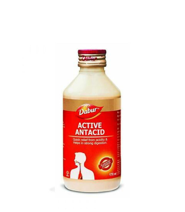 DABUR ACTIVE ANTACID SYRUP - Pack of 4 (170 ML each)