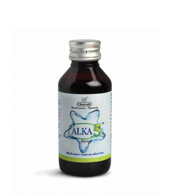Charak ALKA 5 Syrup - Pack of 5 (100 ml each)