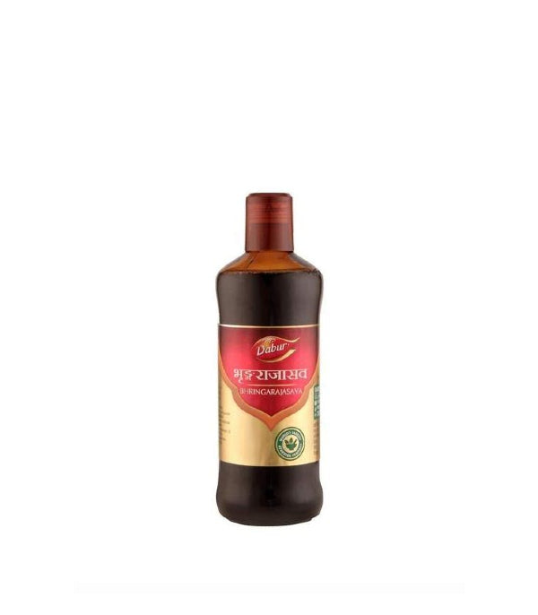 DABUR BHRINGRAJASAVA SYRUP - Pack of 3 (450 ML each)