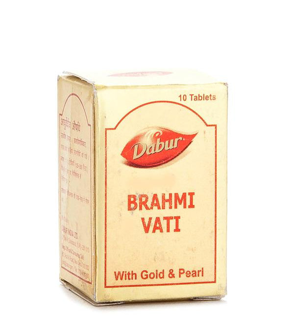 DABUR BRAHMI VATI WITH GOLD (10 TABS)