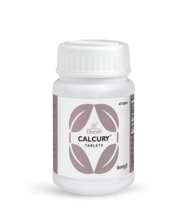 CHARAK CALCURY TABLETS - Pack of 3 (40 TABS each)