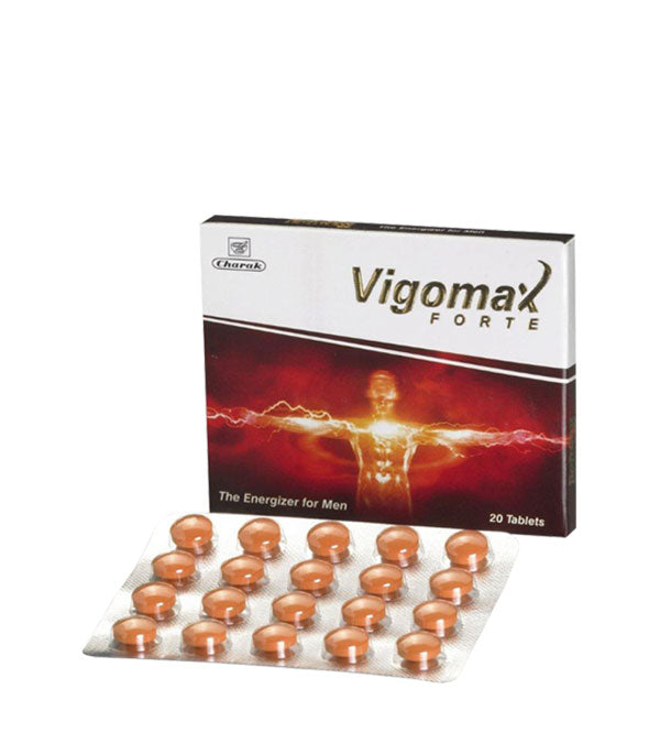 Charak Vigomax Forte Tablets (20 Tabs) - Pack of 3
