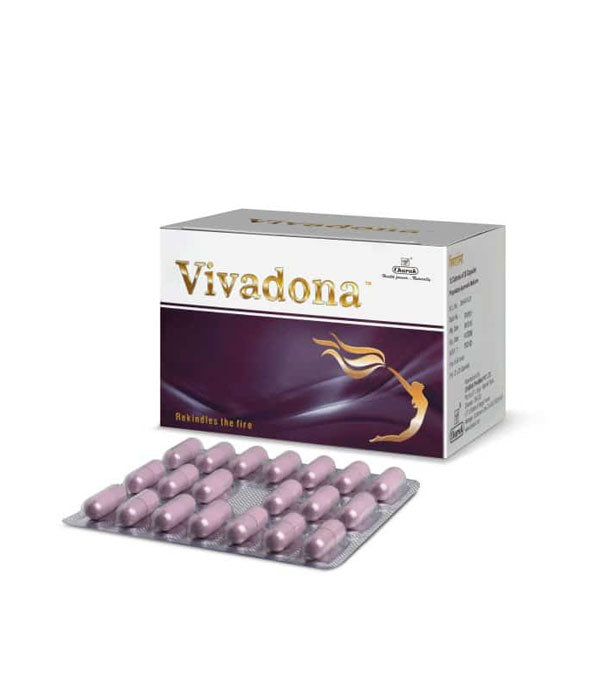 CHARAK VIVADONA CAPSULES - Pack of 3 (20 CAPS each)