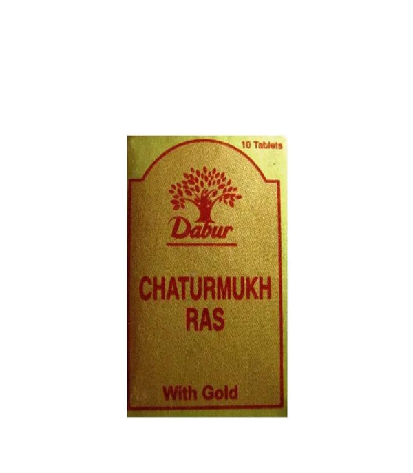 DABUR CHATURMUKH RAS (GOLD) (10 TABLETS)