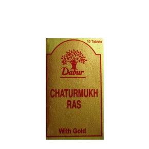 DABUR CHATURMUKH RAS (GOLD) (10 TABLETS)