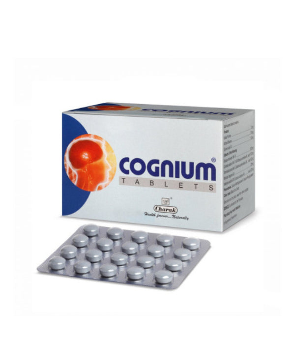 CHARAK COGNIUM TABLET - Pack of 4 (20 TABS Each)