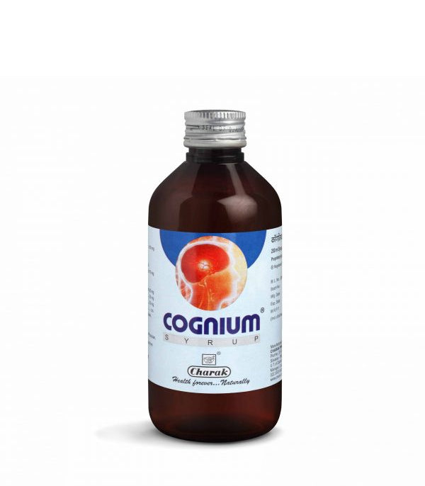 Charak Cognium Syrup - Pack of 3 (200 ml each)