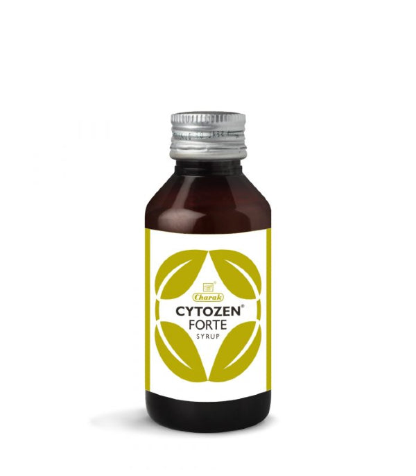 Charak Cytozen Forte Syrup - Pack of 5 (100 ml each)