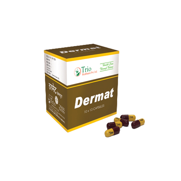 DERMAT CAPSULES (10 STRIP 100 CAPSULES)