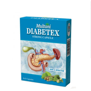 Multani Diabetex Strong Capsule - Pack of 5 (30 Caps Each)