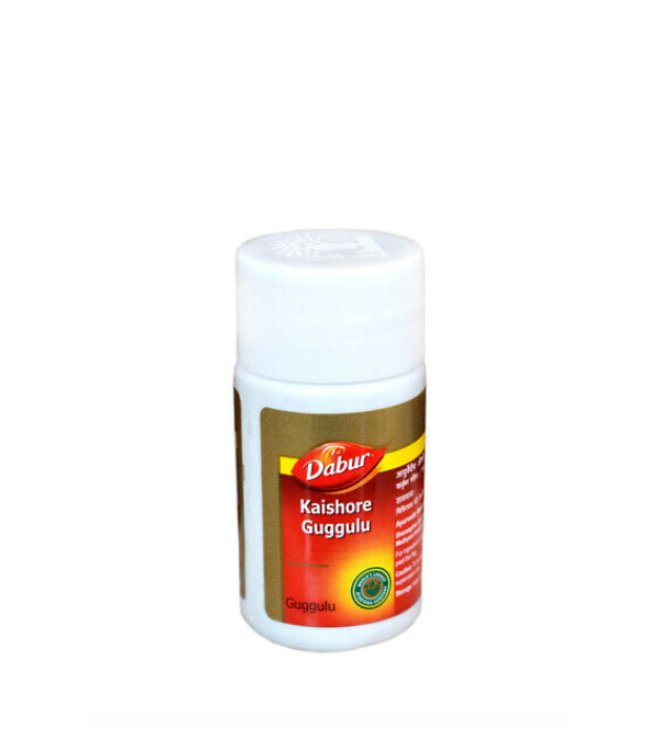 Dabur Kaishore Guggulu Tablet - Pack of 5 (60 Tabs each)