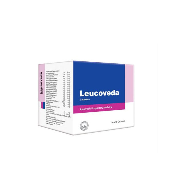 Leucoveda Capsules (6 Strip 60 Capsules)