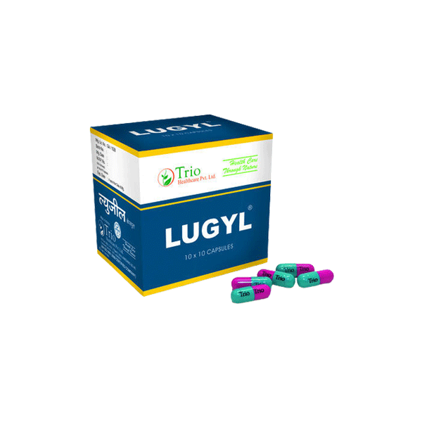 LUGYL CAPSULES - Pack of 2 ( 10 STRIP 100 CAPSULES EACH)