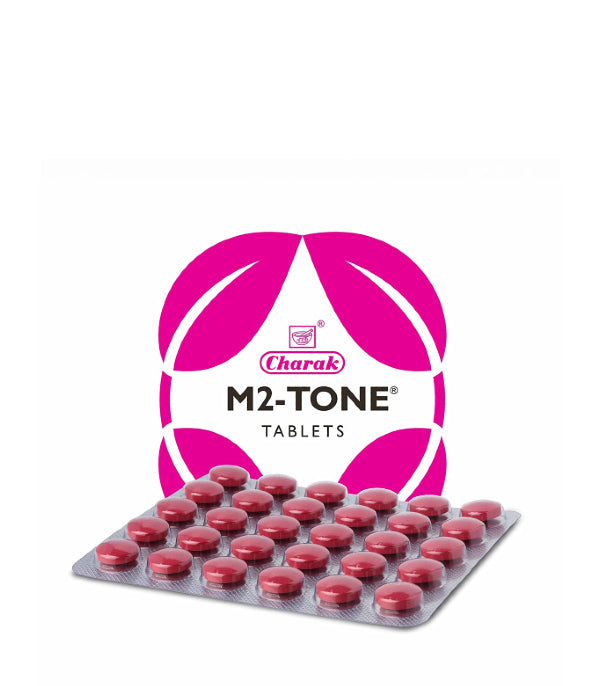 Charak M2-Tone Tablet - Pack of 3 (30 Tabs each)