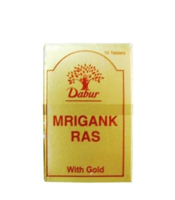 Dabur Mrigank Ras With Gold Tablets (10 Tabs)
