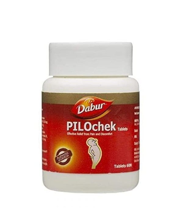 Dabur Pilochek Tablet - Pack of 4 (60 Tabs each)