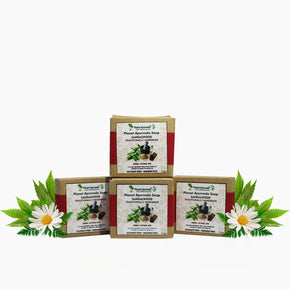 PLANET AYURVEDA SANDALWOOD SOAP (PACK OF 4)