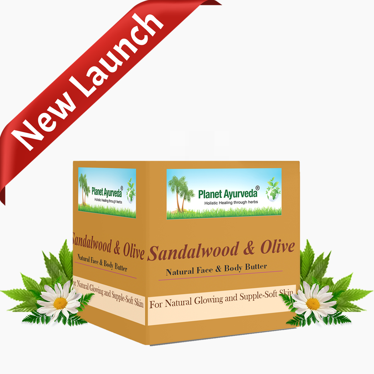 SANDALWOOD & OLIVE NATURAL FACE AND BODY BUTTER