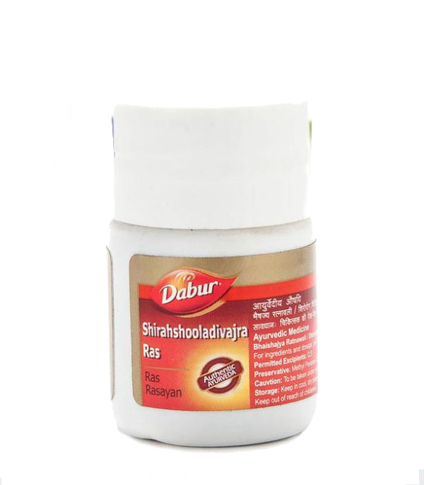 Dabur Shirahshooladivajra Ras Tablet - Pack of 7 (20 Tabs each)