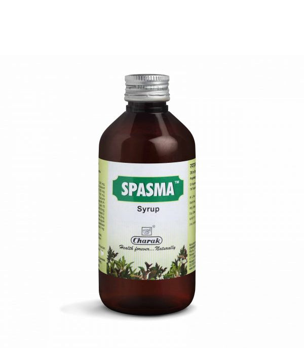 Charak Spasma Syrup - Pack of 4 (200 ml each)