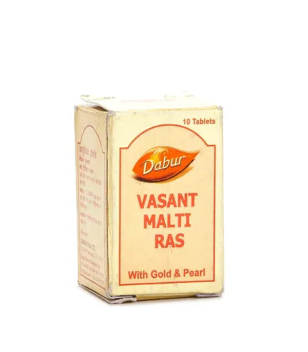 Dabur Vasant Malti Ras Tablet (10 Tabs)