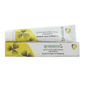 VAIDYARATNAM JATHYADI GHRUTHAM OINTMENT - PACK OF 6 (20GM EACH)