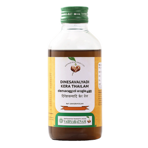 VAIDYARATNAM DINESAVALYADI THAILAM - PACK OF 3 (200 ML EACH)