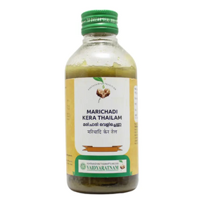 VAIDYARATNAM MARICHADI KERA THAILAM - PACK OF 3 (200ML EACH)