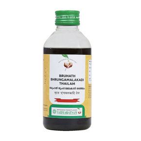 VAIDYARATNAM BRUHATH BHRUNGAMALAKADI THAILAM - PACK OF 3 (200 ML EACH)