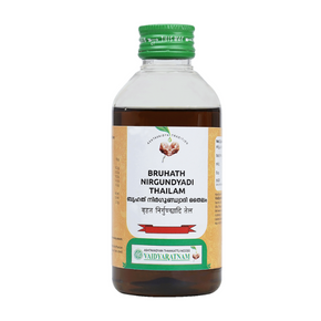 VAIDYARATNAM BRUHATH NIRGUNDYADI THAILAM - PACK OF 3 (200 ML EACH)