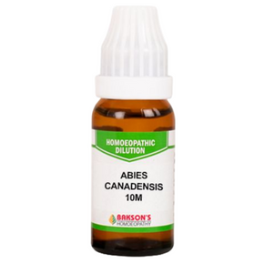 BAKSON'S HOMEOPATHY ABIES CANADENSIS DILUTION 10M - PACK OF 2 (10 ML EACH)